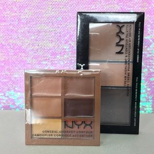 NYX Concealer Correct & Cream Contour Bundle -Deep